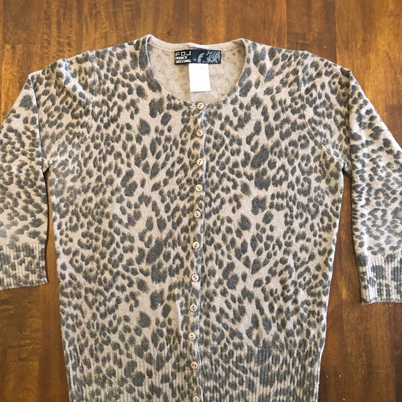 Leopard Print Cardigan - small - Picture 6 of 10